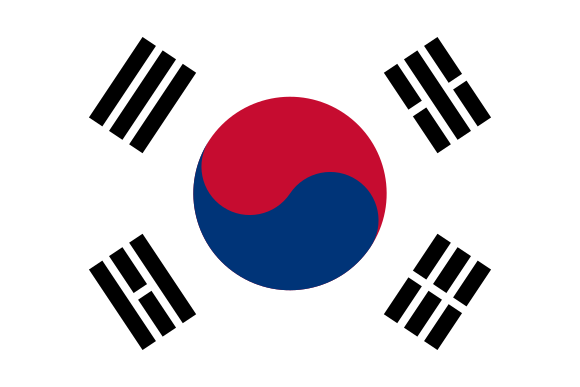 Süd Korea Flagge